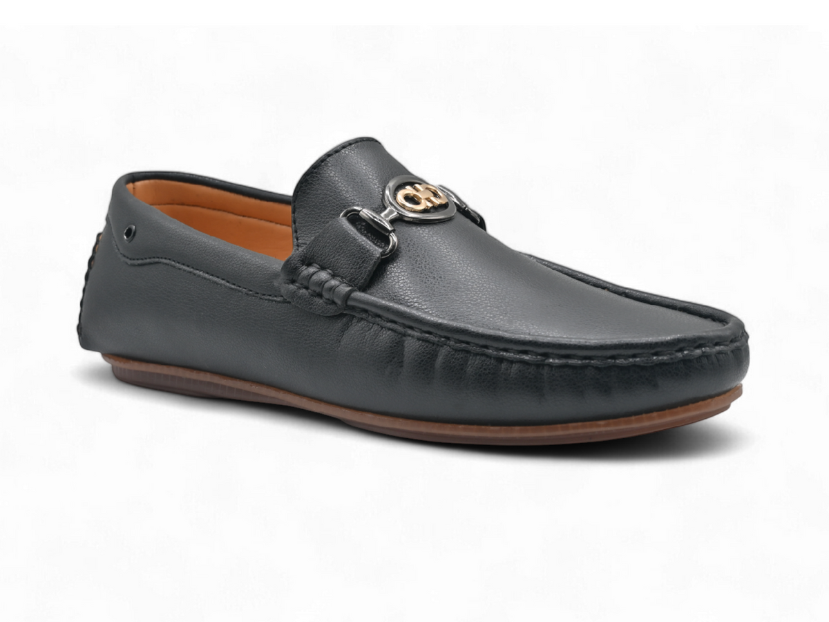 Men Loafer-Black- 01LO090