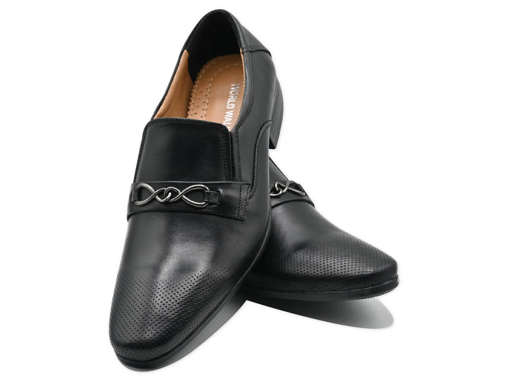 Black Mocassion-1301 Eckofit Men Moccasins