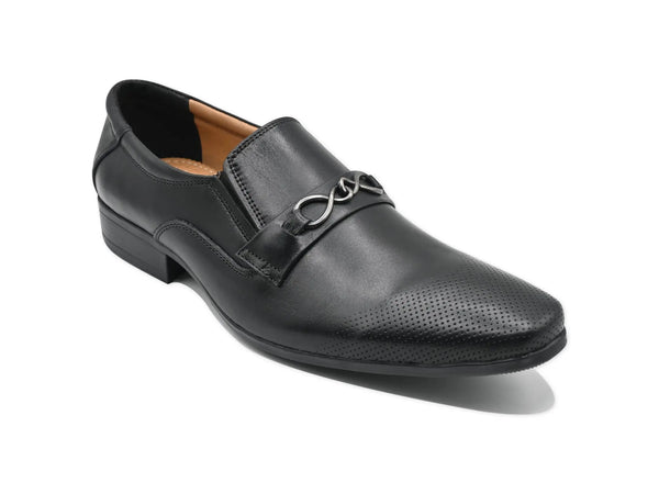 Black Mocassion-1301 Eckofit Men Moccasins