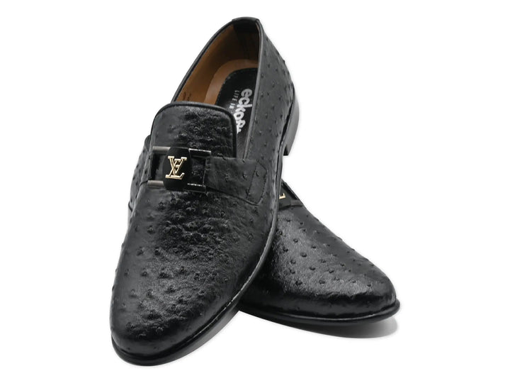 Black Mocassion-1601 Eckofit Men Moccasins