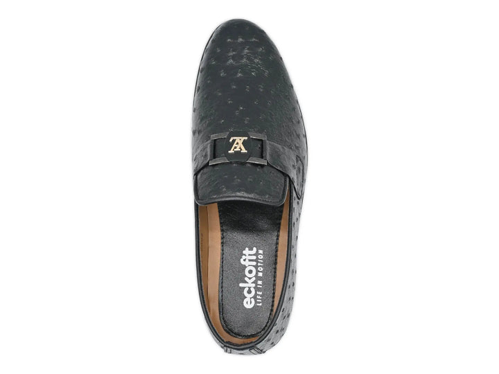 Black Mocassion-1601 Eckofit Men Moccasins