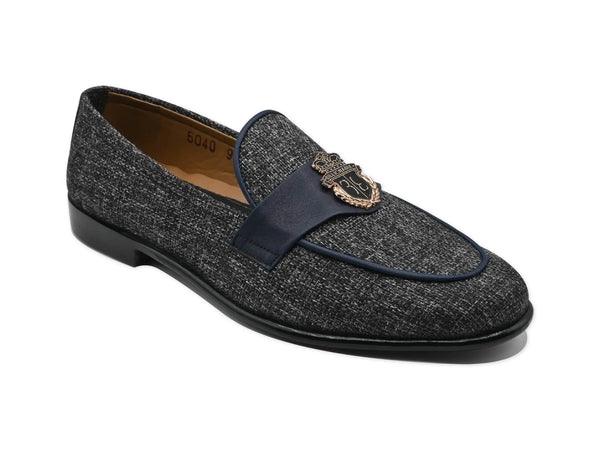 Grey Mocassion-1804 Eckofit Men Moccasins