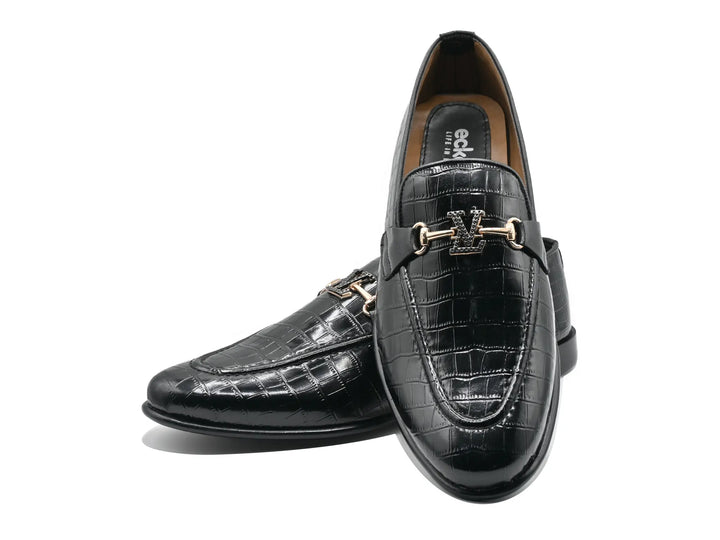 Black Mocassion -1901 Eckofit Men Moccasins