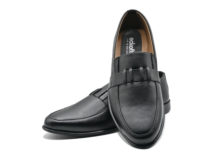 Black Mocassion -2001 Eckofit Men Moccasins