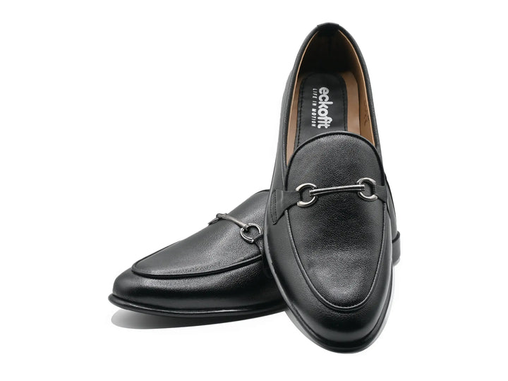 Black Mocassion -2101 Eckofit Men Moccasins