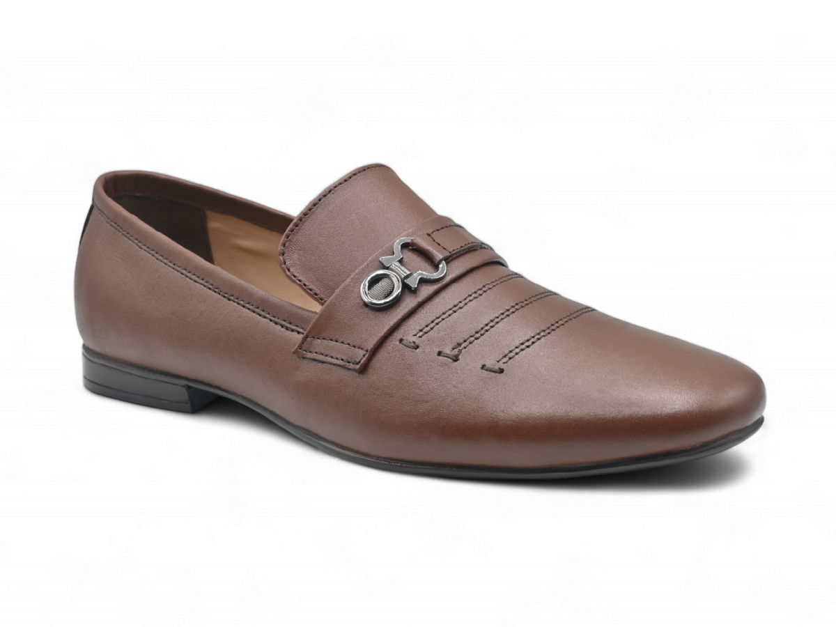Men Moccasins-Brown-01MO336