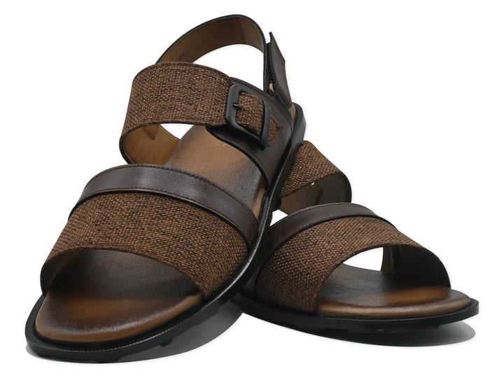 Brown Sandal-7502 Eckofit Men Sandals