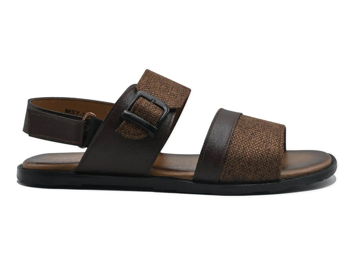 Brown Sandal-7502 Eckofit Men Sandals