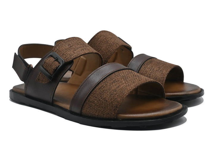 Brown Sandal-7502 Eckofit Men Sandals