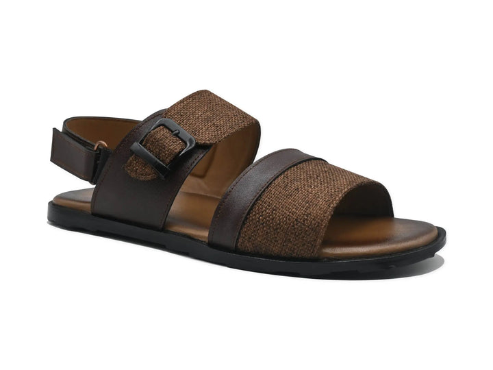 Brown Sandal-7502 Eckofit Men Sandals