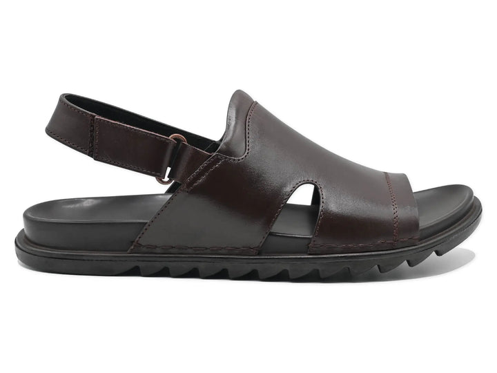 Brown Sandal-7902 Eckofit Men Sandals