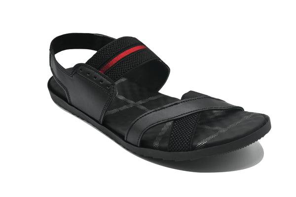 Black Sandal-9101 Eckofit Men Sandals