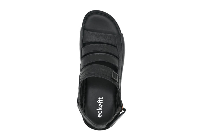 Black Sandal-9301 Eckofit Men Sandals