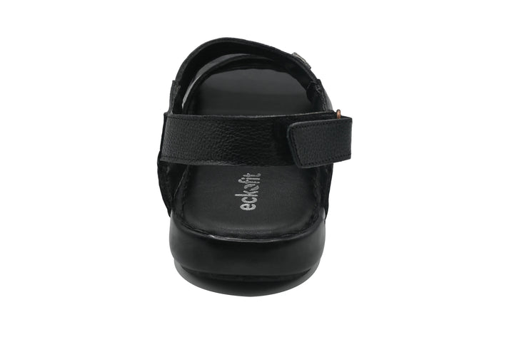 Black Sandal-9301 Eckofit Men Sandals