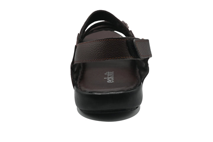 Brown Sandal-9302 Eckofit Men Sandals