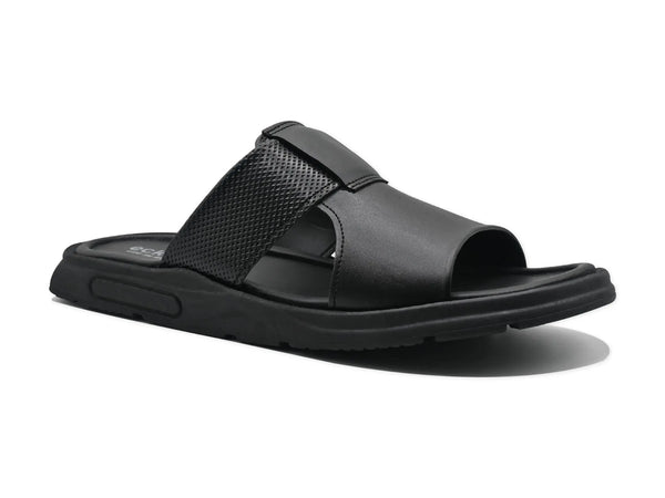 Black Slipper-9601 Eckofit Men Slipper