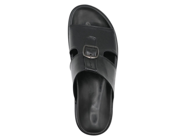 Black Slipper-1001 Eckofit Men Slipper