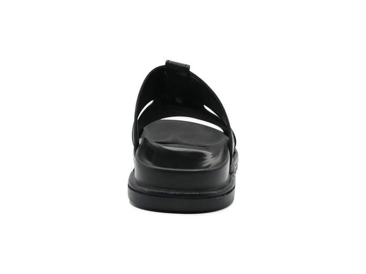 Black Slipper-1001 Eckofit Men Slipper