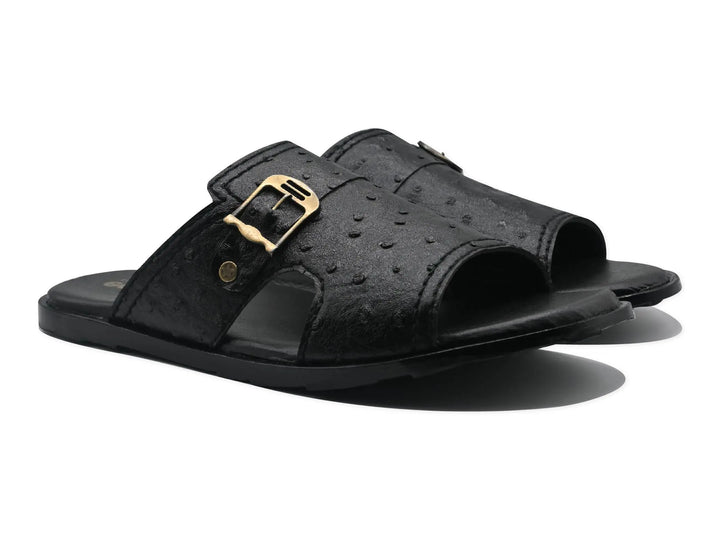 Black Slipper-1201 Eckofit Men Slipper