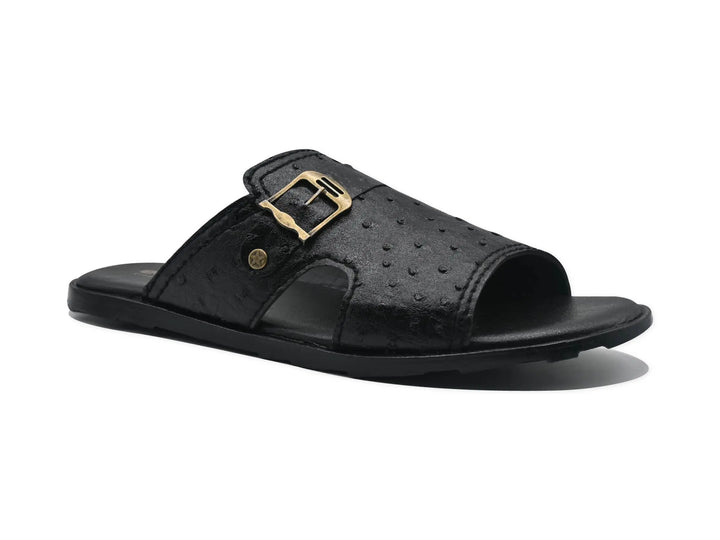 Black Slipper-1201 Eckofit Men Slipper