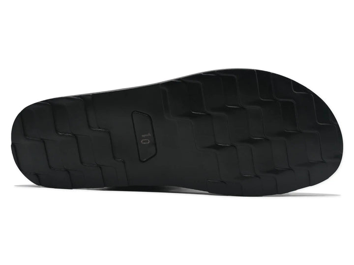 Black Slipper-1201 Eckofit Men Slipper