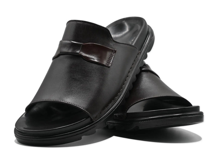 Brown Slipper-1402 Eckofit Men Slipper