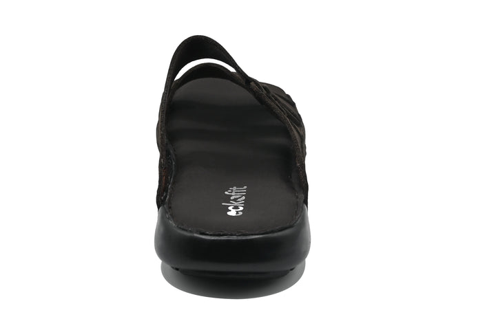 Black slipper-2502 Eckofit Men Slipper