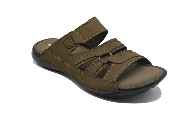 Olive Slipper-2778 Eckofit Men Slipper