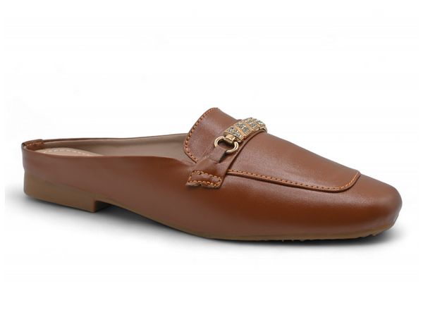 Casual Ladies Mule Brown