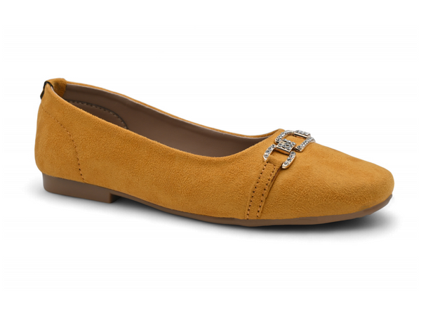 Ladies Pumps Mustard