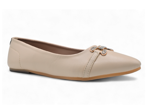 Ladies Pumps Beige