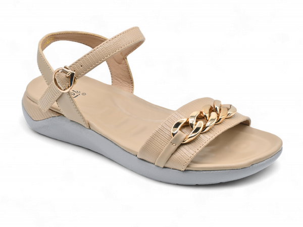 Ladies Casual Sandal-Beige