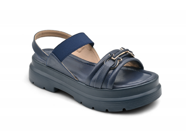 Ladies Casual Sandal-Navy