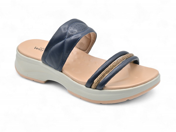 Soft Ladies Slipper Navy