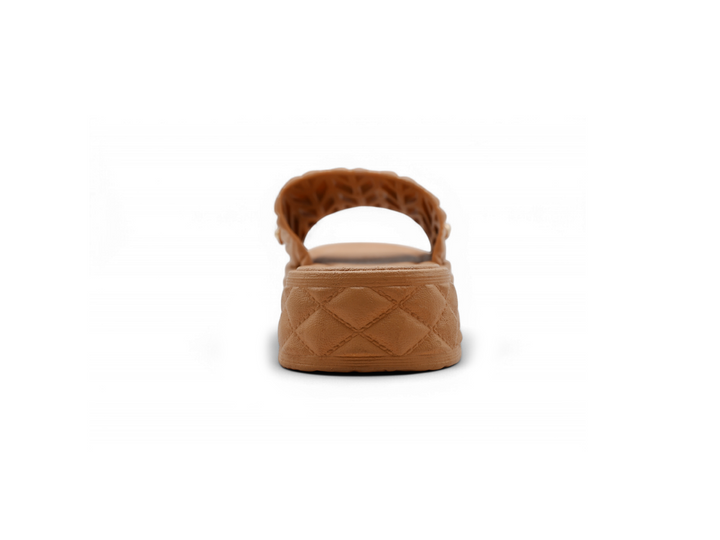 Biege Ladies Washable Slippers back