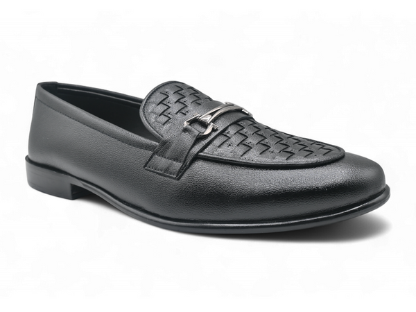 Black moccasins for men by eckofit