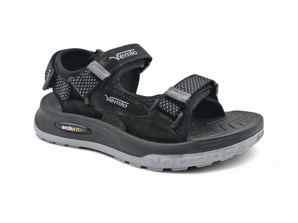 Black sandals for boys