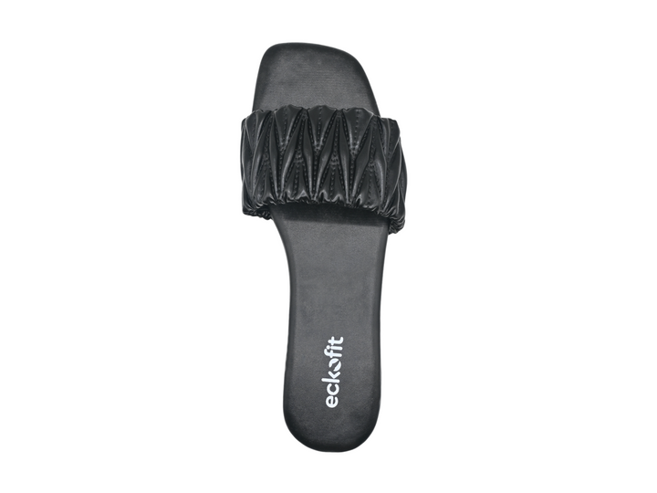 Black women's slippers (top)