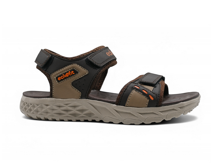 Brown Men Sandal Side