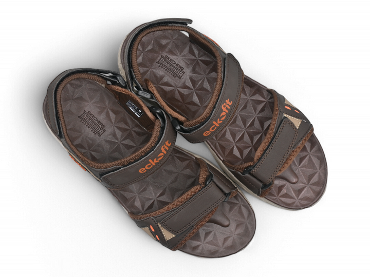 Brown Men Sandals pair top