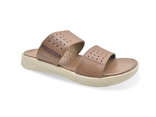 Brwon Men Sandals by eckofit