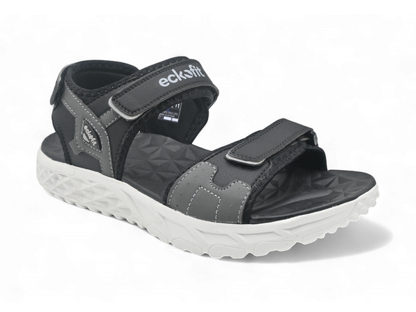 casual men black sandals
