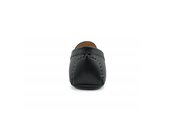 Classic black men's loafers (back)