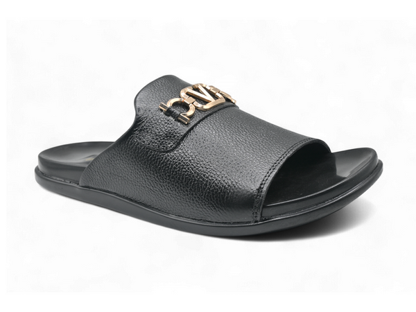 Comfortable black sandals for men