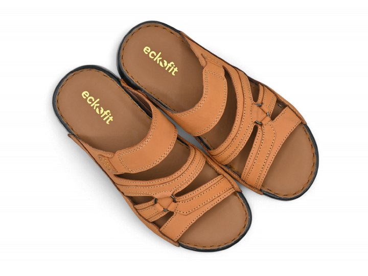 Eckofit Mustard Men Slippers pair top