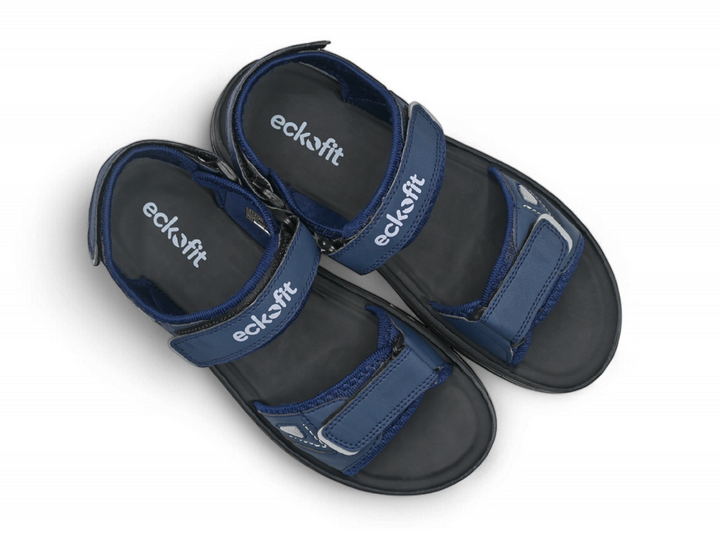 Eckofit blue men sandals pair top