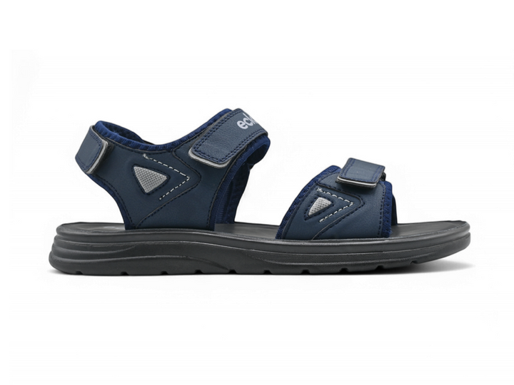 Eckofit blue men sandals side