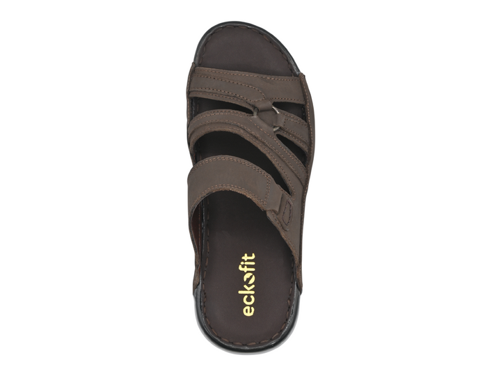 Espresso Men Slippers By Eckofit top