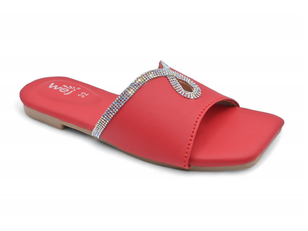 Girls Slipper Red