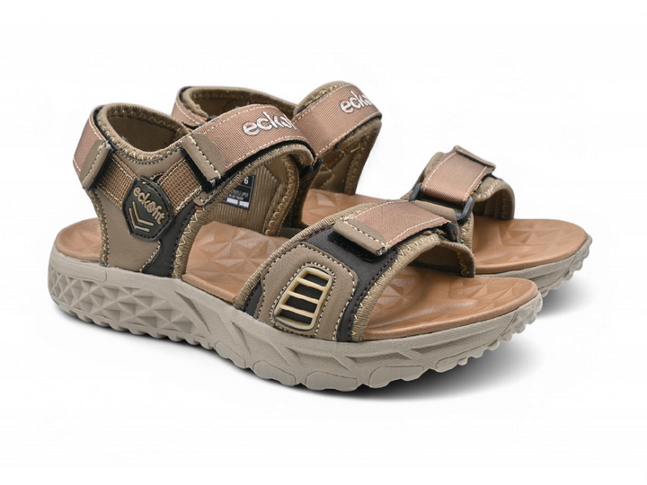 Men Beige casual sandals pair